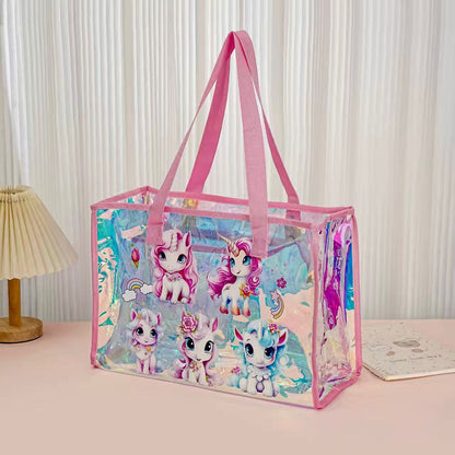 Premium Holographic Prism Tote Bag