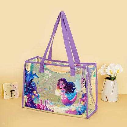 Premium Holographic Prism Tote Bag