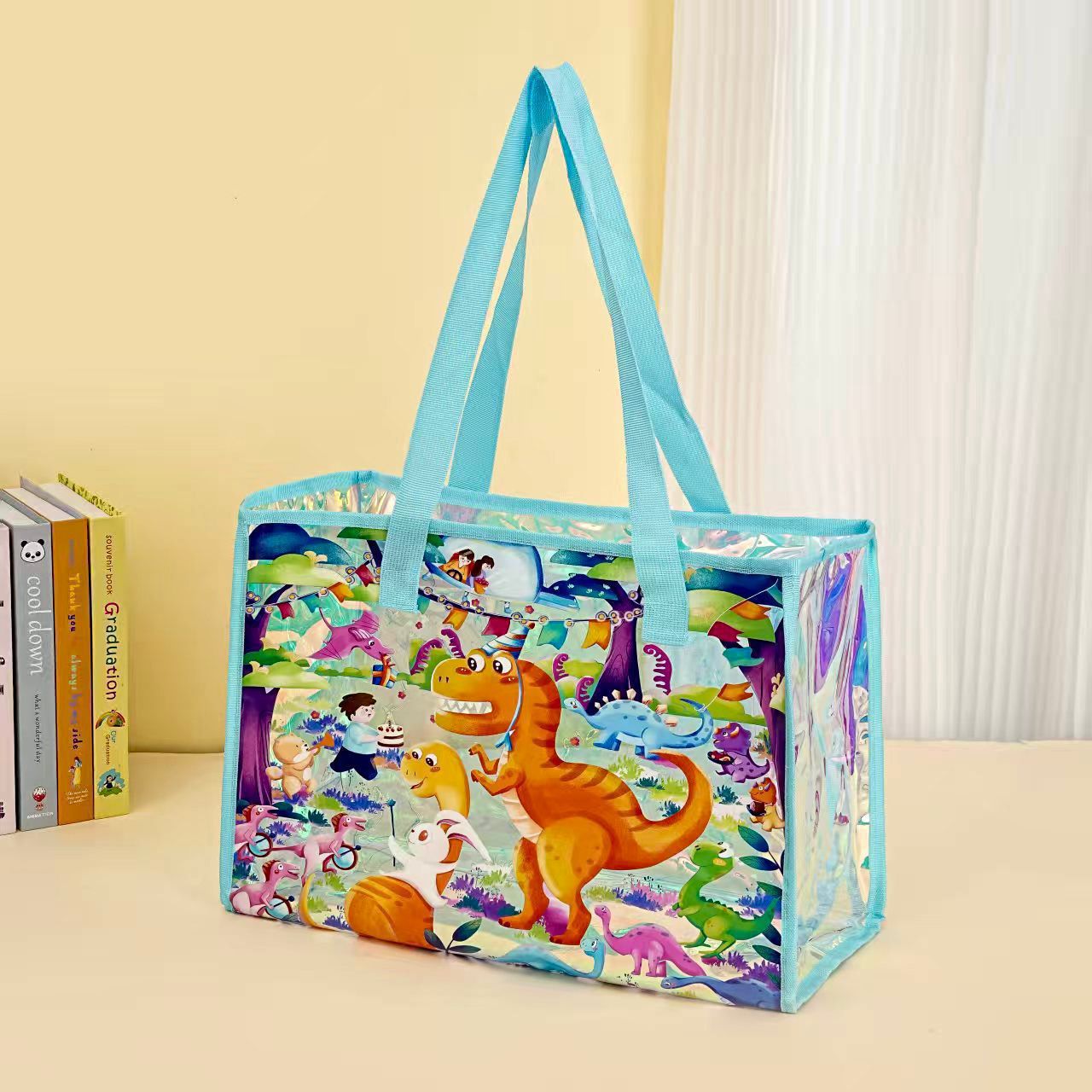 Premium Holographic Prism Tote Bag