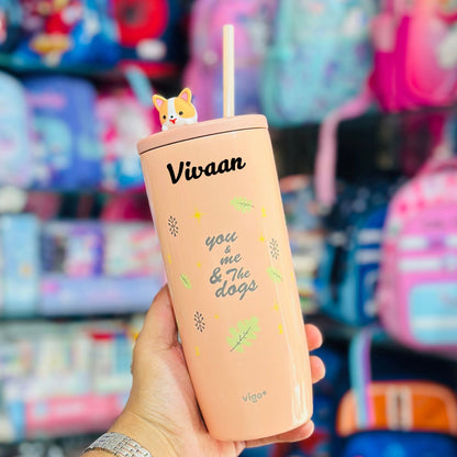 Vigo 700ml Insulated Stainless Steel Tumbler with Straw