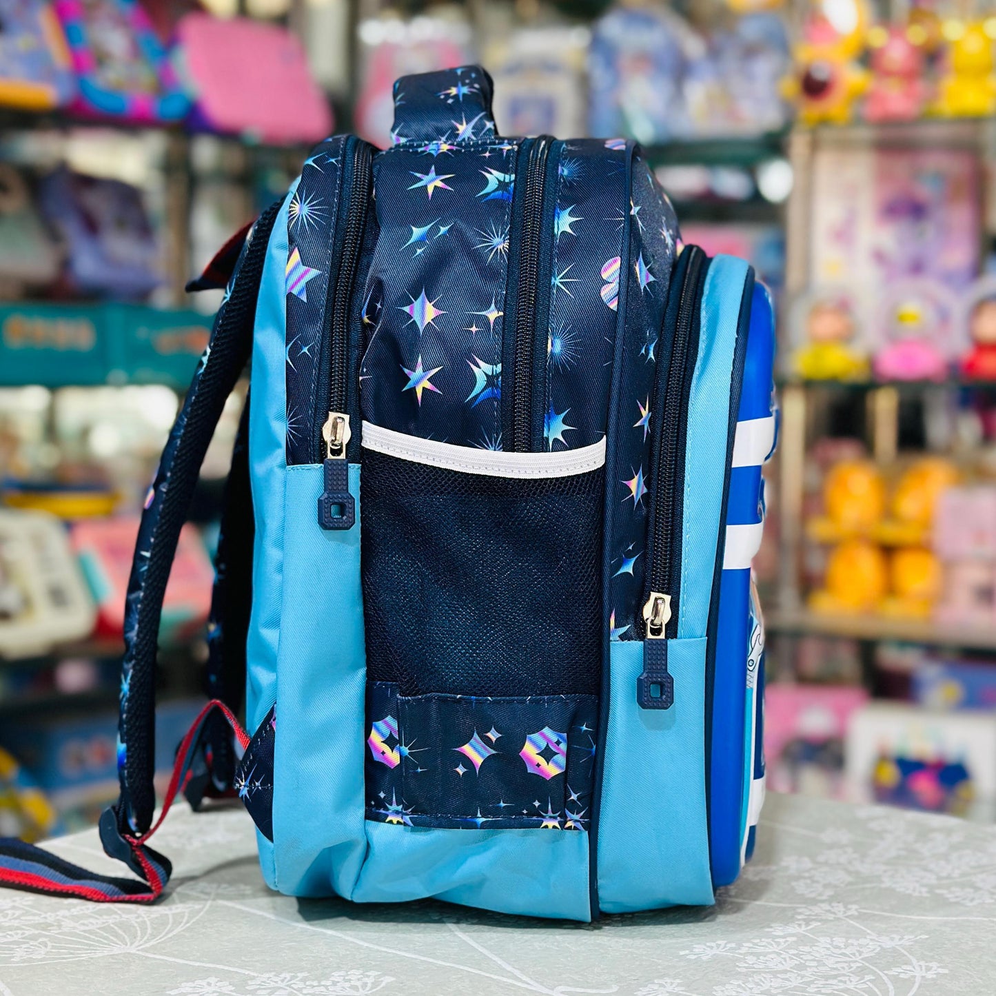 15-Inch Hardshell Triple-Zipper Backpack