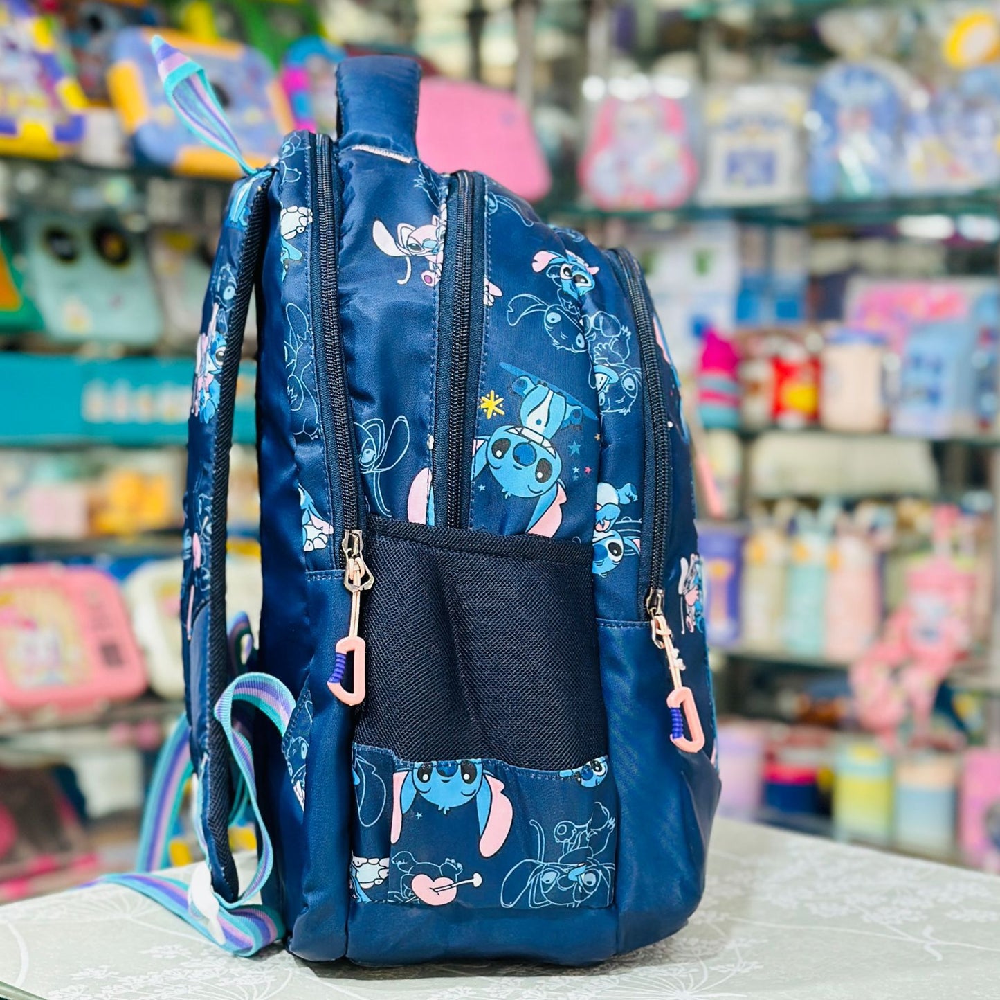 Stitch 16-Inch Premium Quad-Zipper Backpack