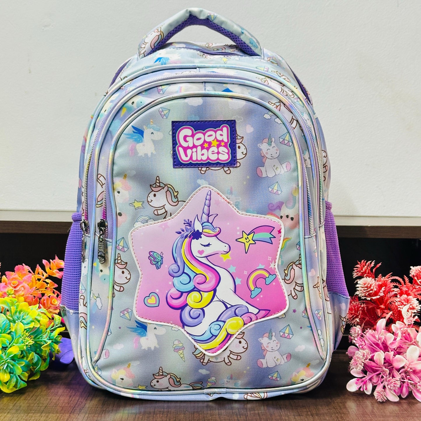 18 Inch Jumbo Kids Backpack | Waterproof Spacious School Bag with 4 Zippers