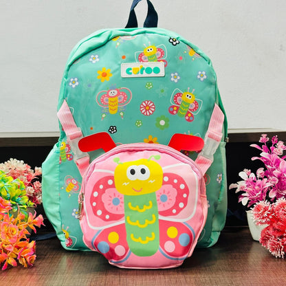 Cute Picnic Bag with Detachable Sling | 12 Inch Lightweight Washable Backpack