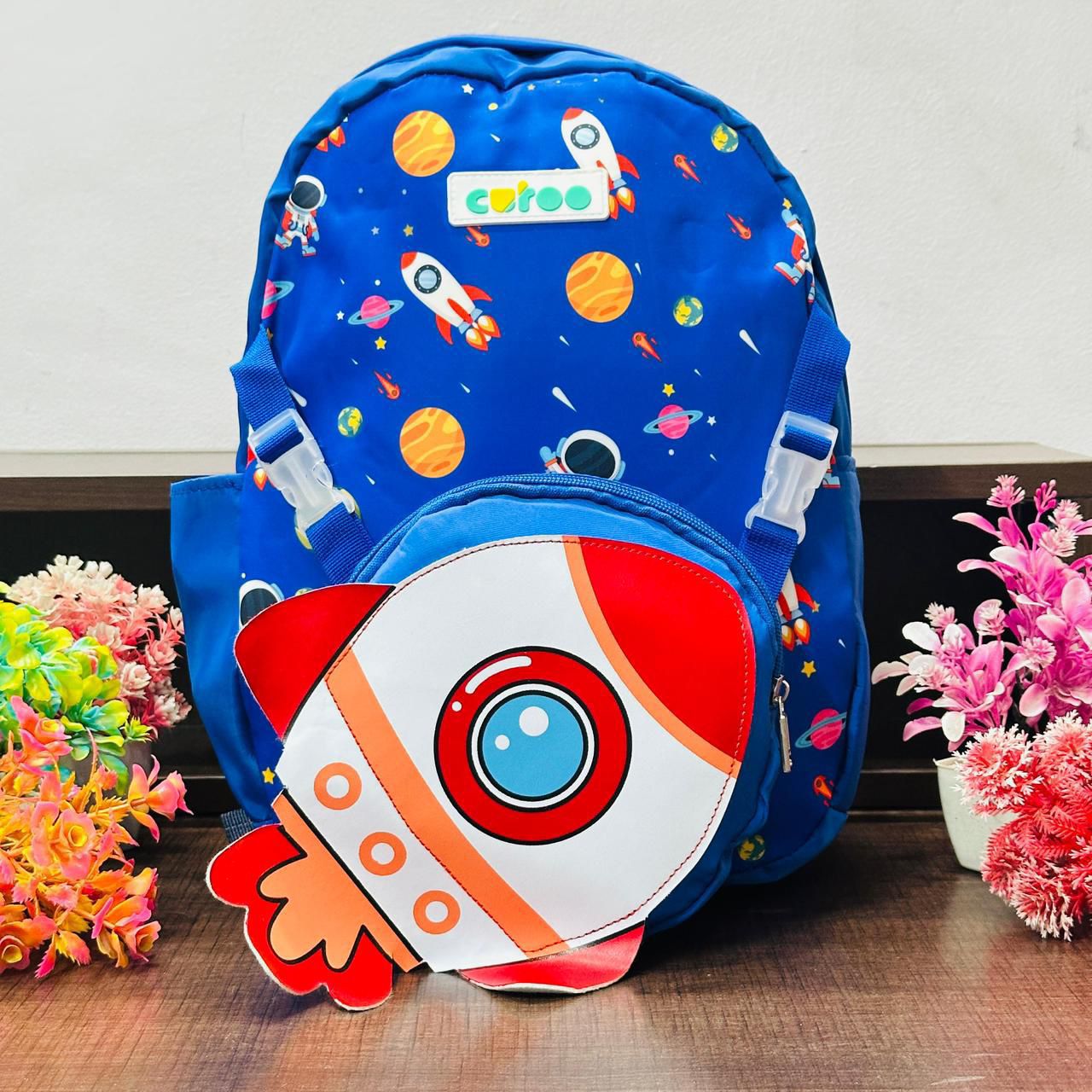 Cute Picnic Bag with Detachable Sling | 12 Inch Lightweight Washable Backpack