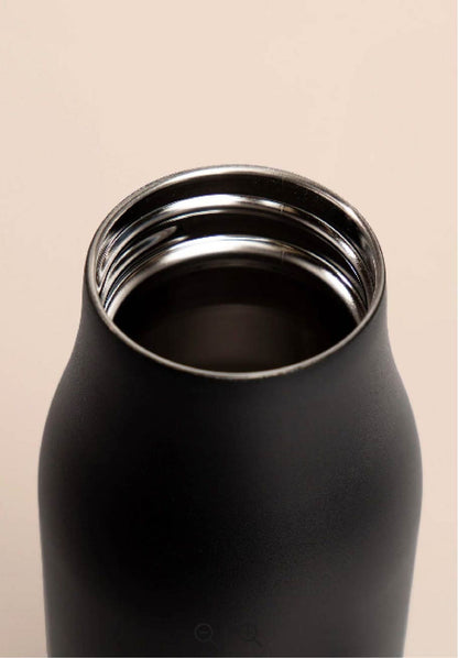 Personalized Matte Stainless Steel Thermo Bottle with Cork Base