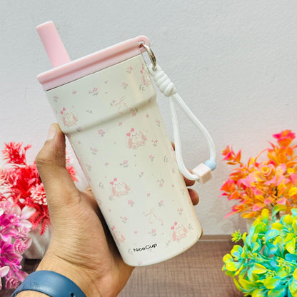 500ml Insulated Pastel Stainless Steel Tumbler with Keychain