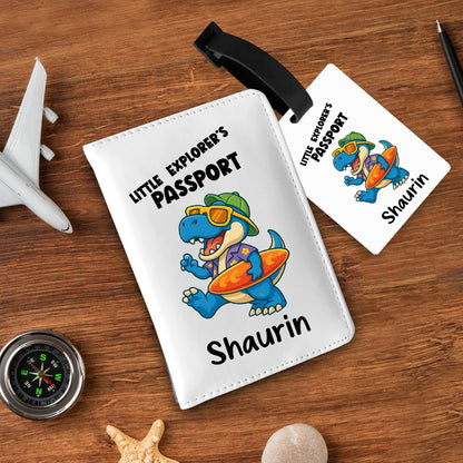 Personalized Passport & Bag Tag Combo For Kids