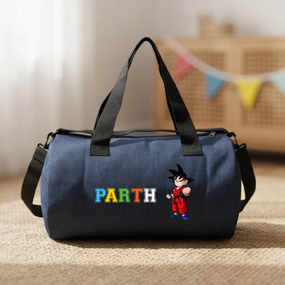 Personalized Denim Duffel Bag