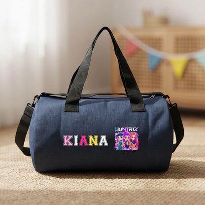 Personalized Denim Duffel Bag