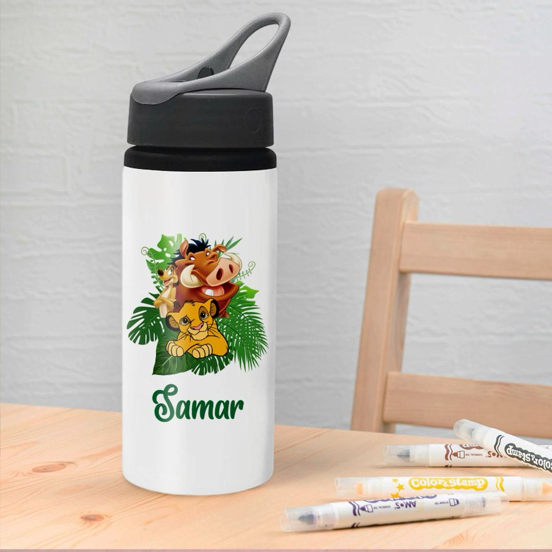 Personalized 600ml Sipper Bottle