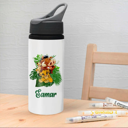 Personalized 600ml Sipper Bottle