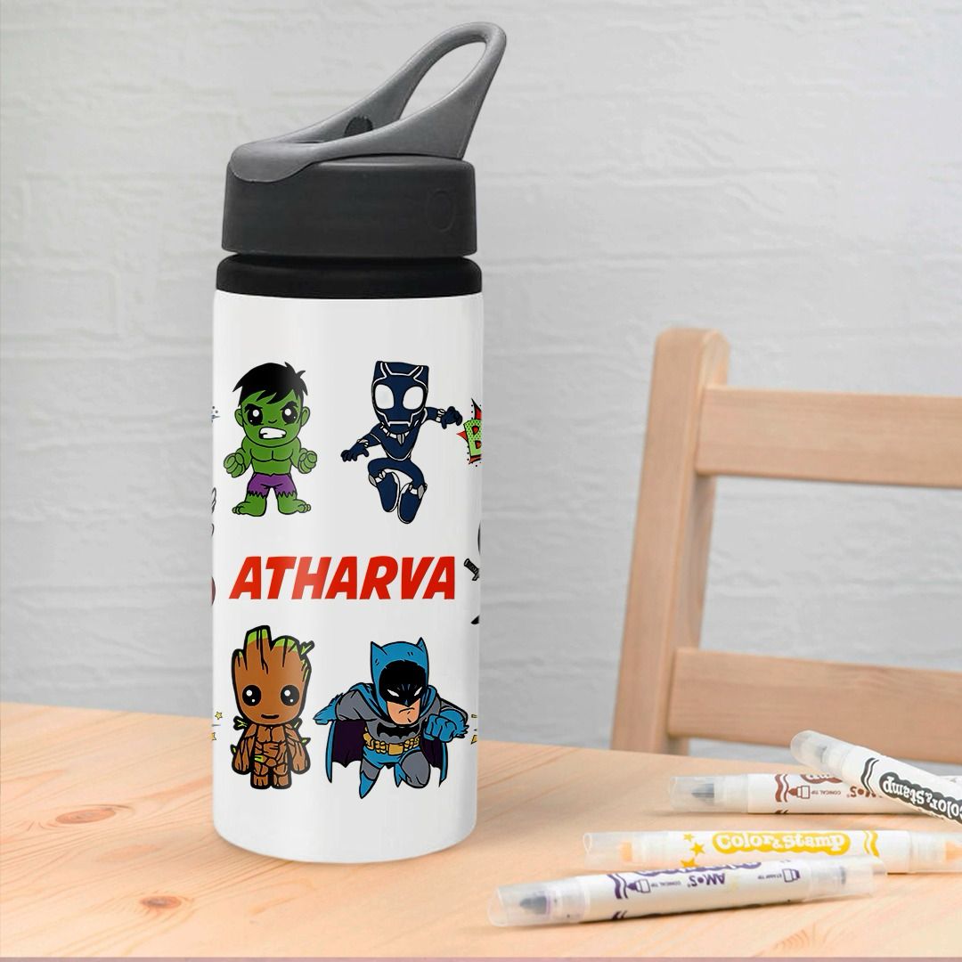 Personalized 600ml Sipper Bottle