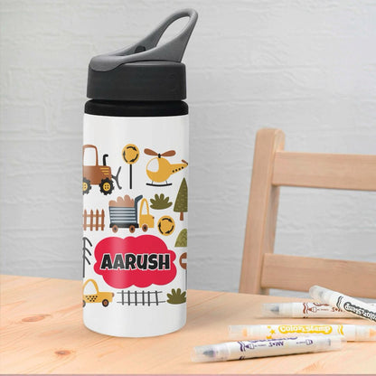 Personalized 600ml Sipper Bottle