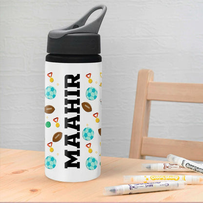 Personalized 600ml Sipper Bottle
