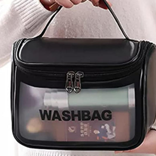 High-Capacity Waterproof Travel Washbag with Hook