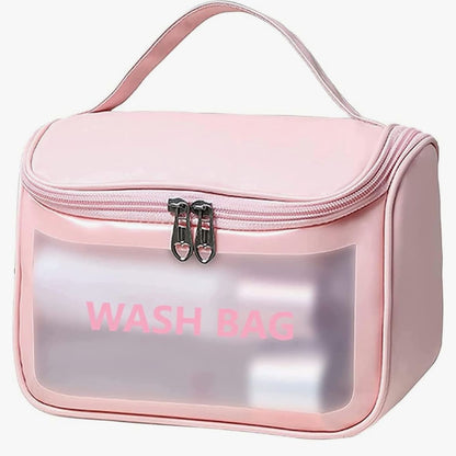 High-Capacity Waterproof Travel Washbag with Hook