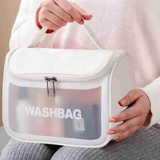High-Capacity Waterproof Travel Washbag with Hook
