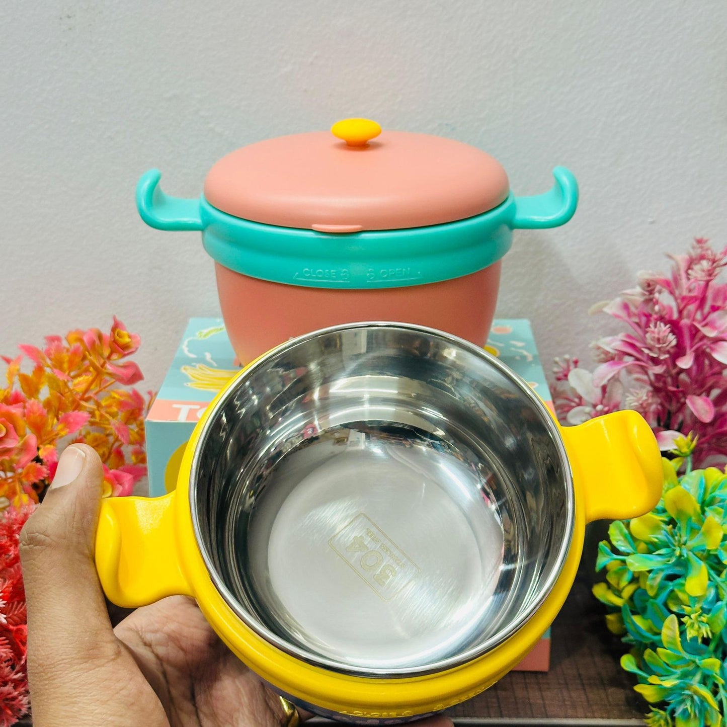 Tedeme 500ml Insulated Stainless Steel Baby & Maggi Bowl