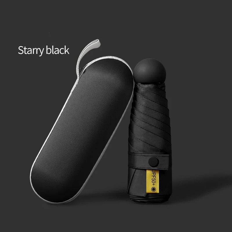 Personalized Black Capsule Umbrella