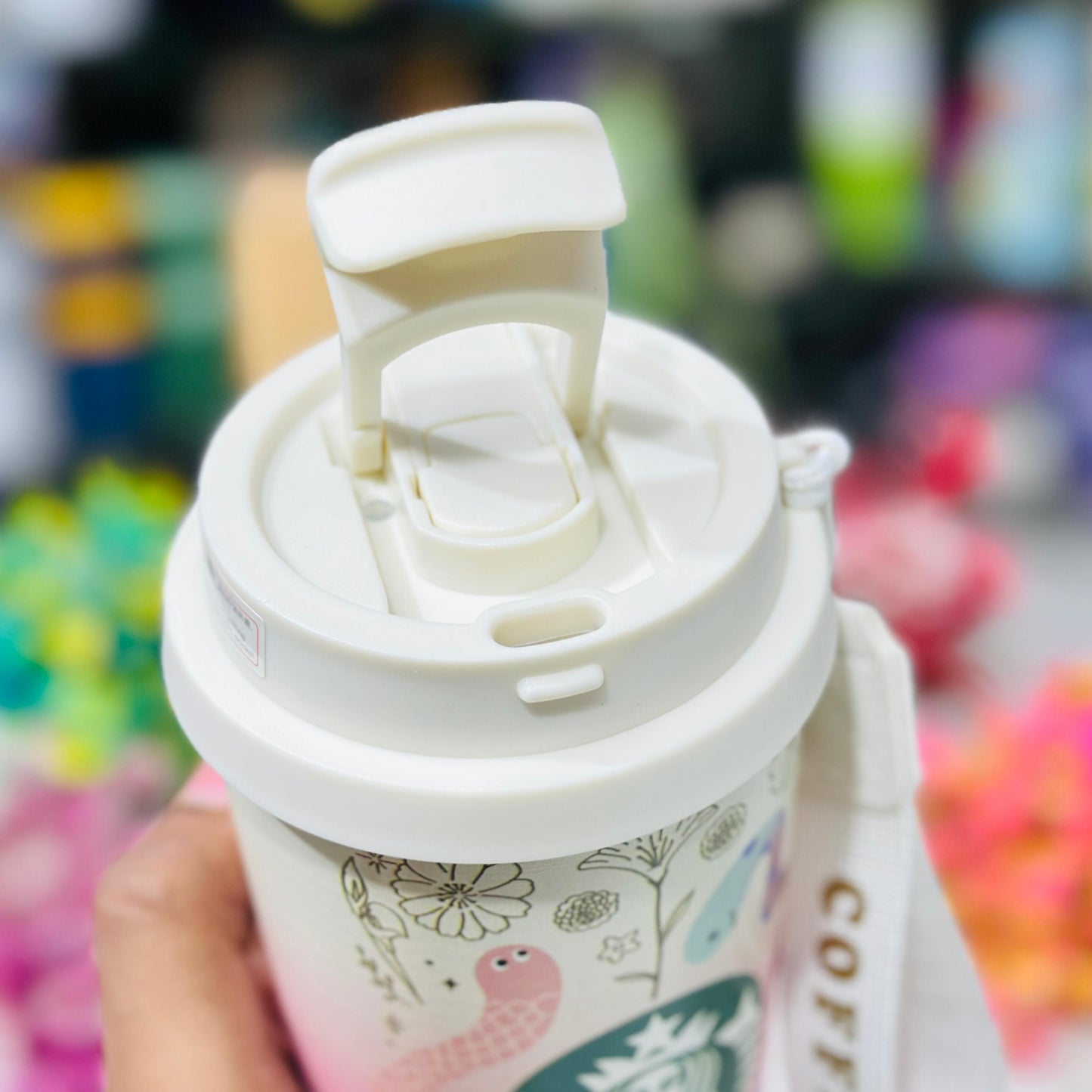 Premium 400ml 3D Pattern Starbucks Insulated Coffee Mug