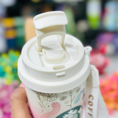 Premium 400ml 3D Pattern Starbucks Insulated Coffee Mug