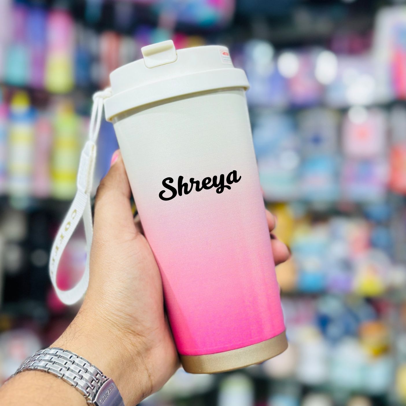 Premium 400ml 3D Pattern Starbucks Insulated Coffee Mug