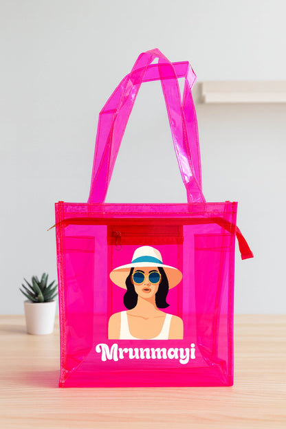 Personalized Jelly Tote Bags