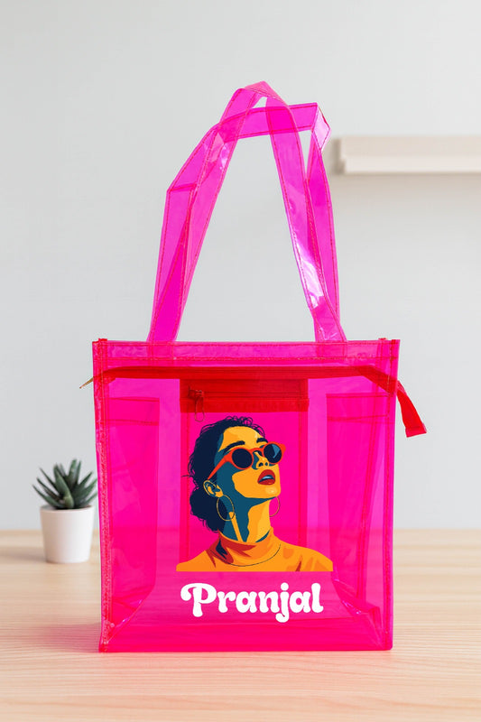 Personalized Jelly Tote Bags