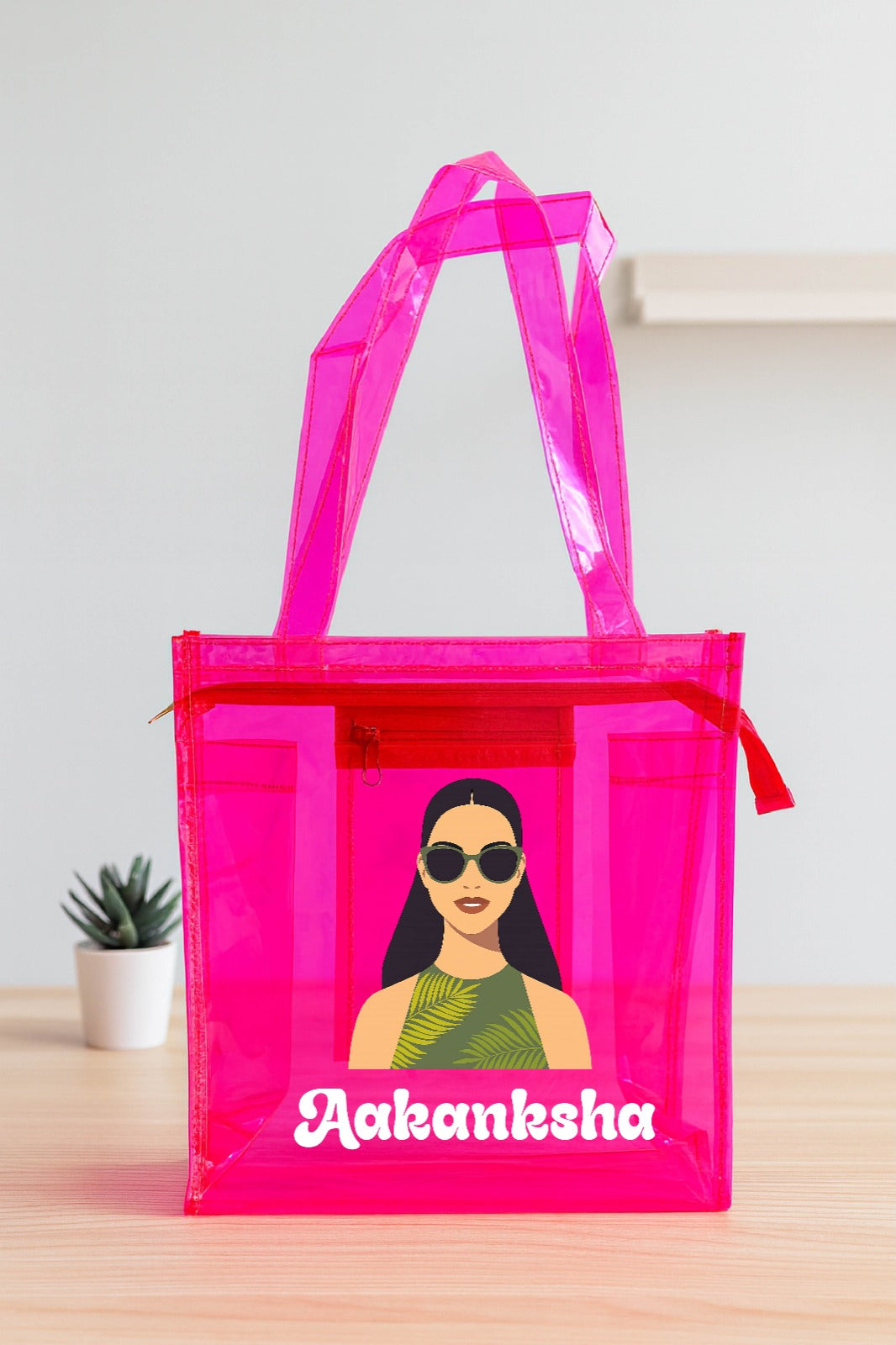 Personalized Jelly Tote Bags
