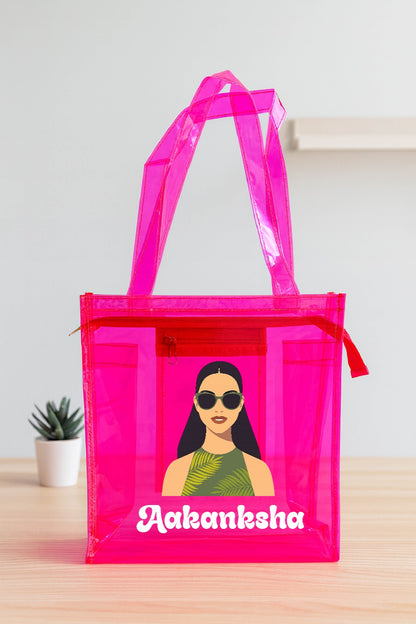Personalized Jelly Tote Bags