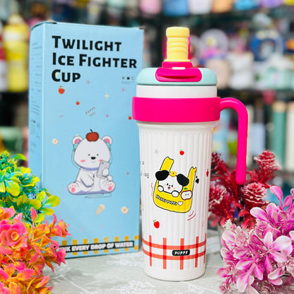 750ml Insulated Stainless Steel Tumbler with Grab Handle