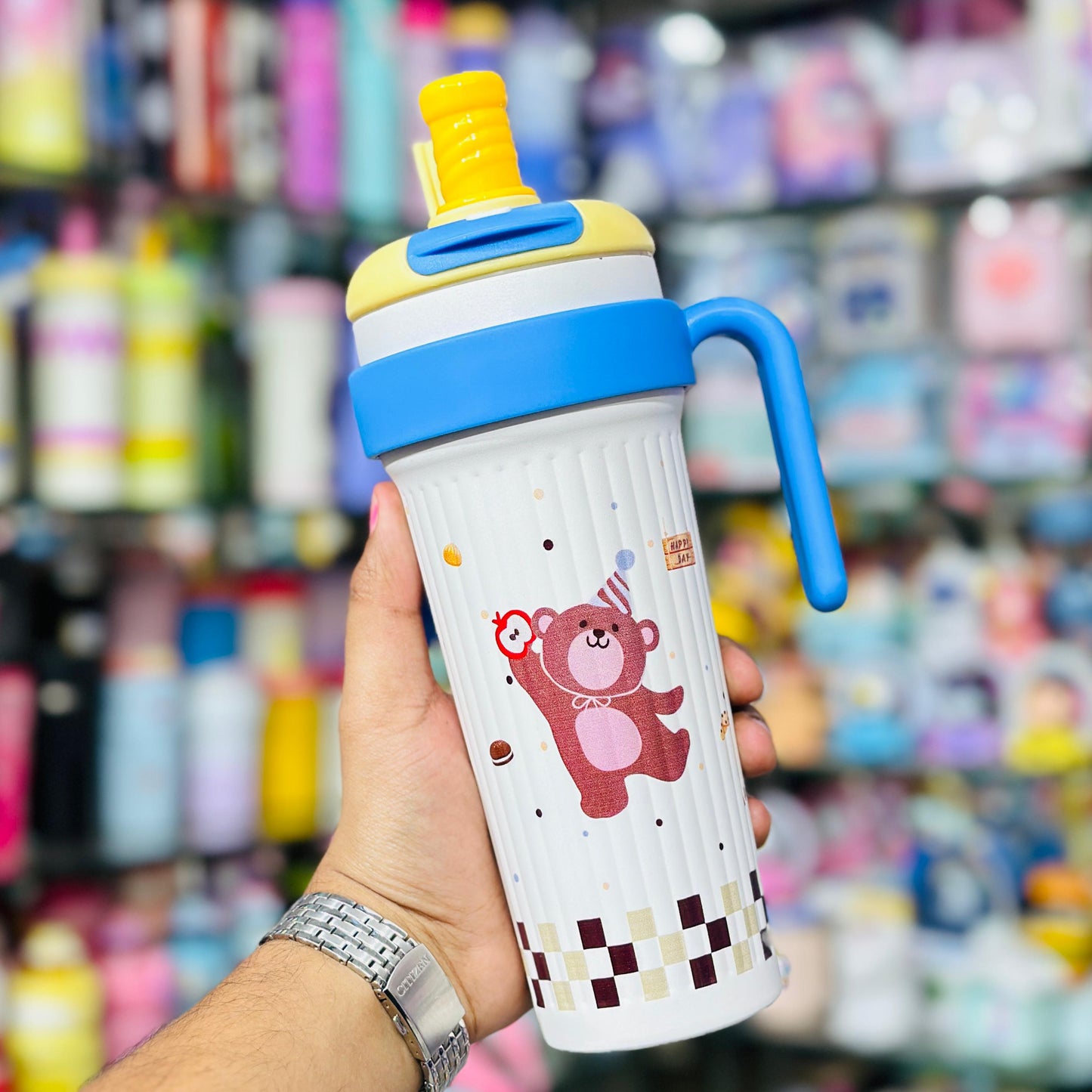 750ml Insulated Stainless Steel Tumbler with Grab Handle