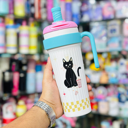 750ml Insulated Stainless Steel Tumbler with Grab Handle