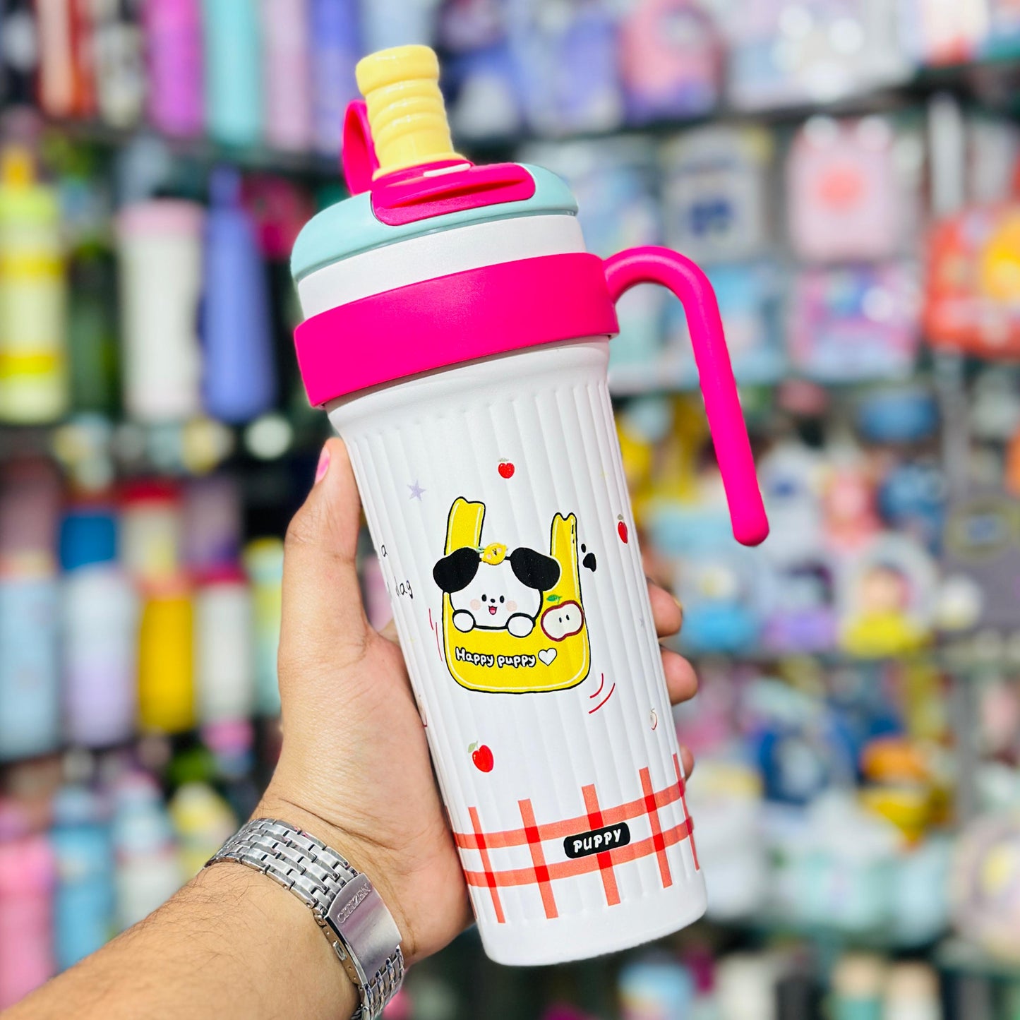 750ml Insulated Stainless Steel Tumbler with Grab Handle
