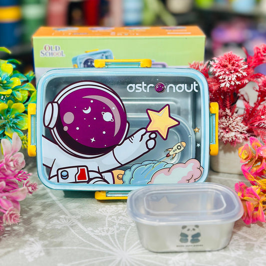 600ml Compact Stainless Steel Leak-Proof Lunch Box