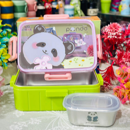 600ml Compact Stainless Steel Leak-Proof Lunch Box