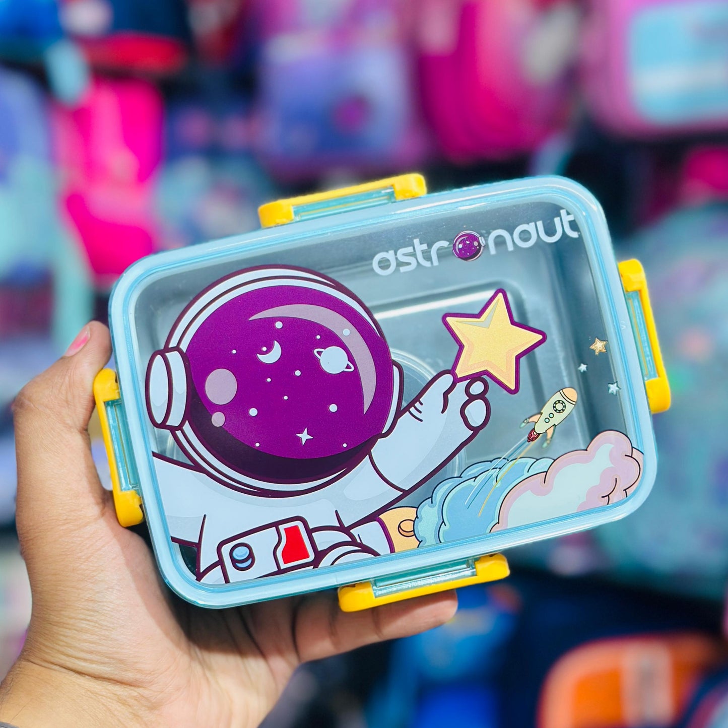 600ml Compact Stainless Steel Leak-Proof Lunch Box
