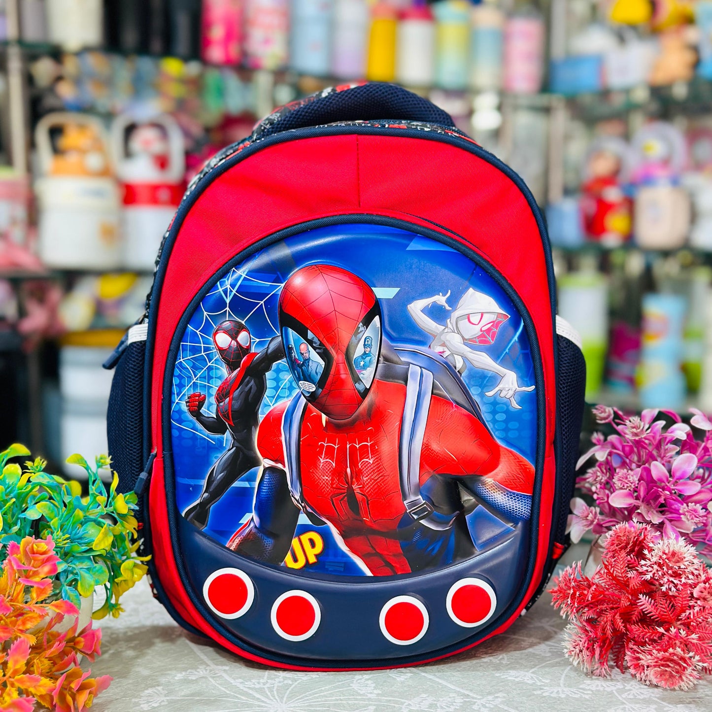 14 Inch Hardshell Backpack | Waterproof School Bag with 3 Zippers