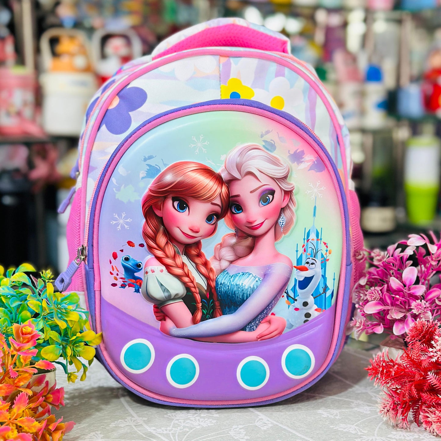 14 Inch Hardshell Backpack | Waterproof School Bag with 3 Zippers