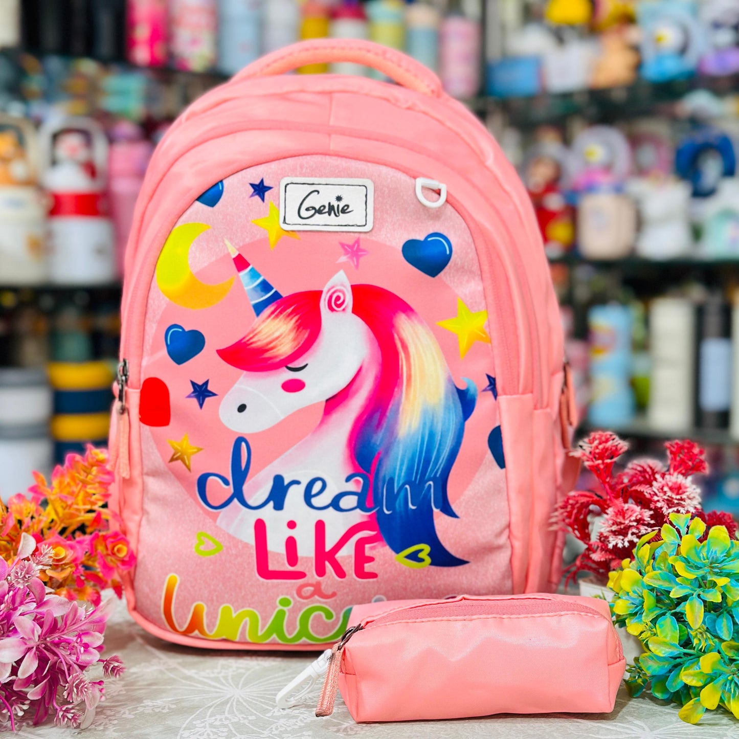 16 Inch Premium Backpack | 3 Zipper Waterproof School Bag with Coin Pouch