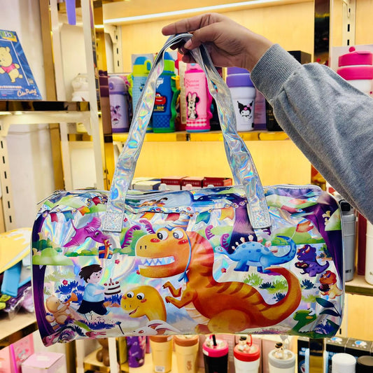 Premium Holographic Duffle Bag | Waterproof Spacious Travel Bag with Sling