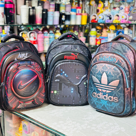 18 Inch Jumbo Backpack | 4 Zipper Waterproof Bag with Hardshell Front