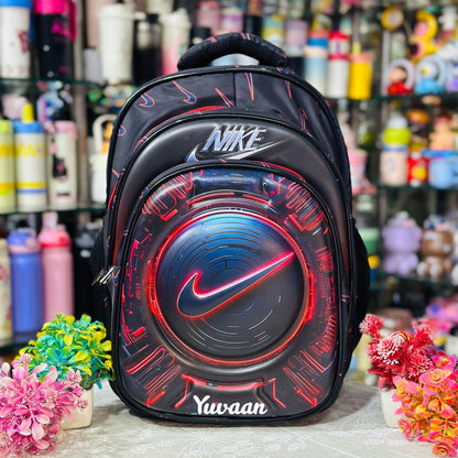 18 Inch Jumbo Backpack | 4 Zipper Waterproof Bag with Hardshell Front