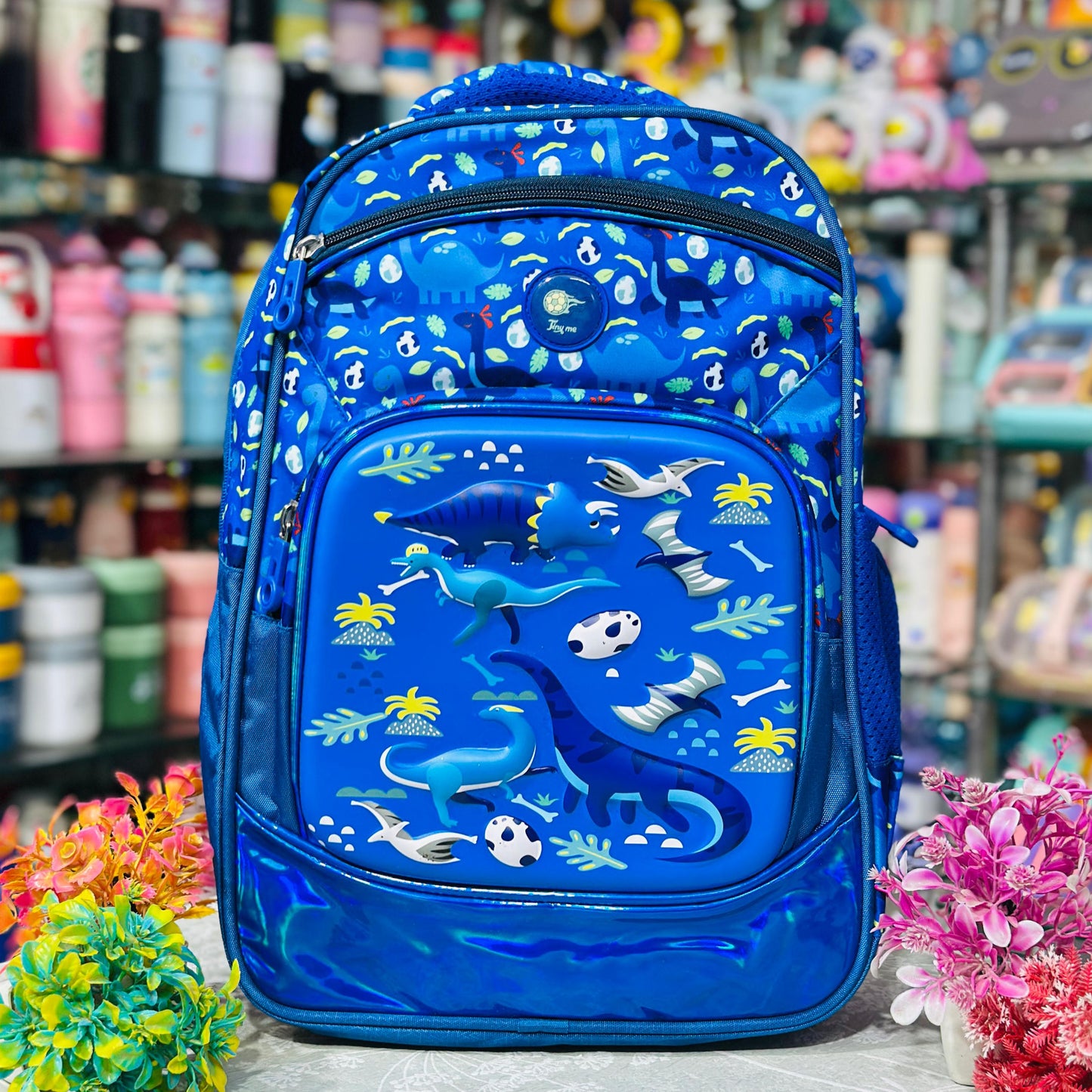 18 Inch Premium Backpack | 4 Zipper Waterproof School Bag with Hardshell Front