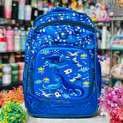 18 Inch Premium Backpack | 4 Zipper Waterproof School Bag with Hardshell Front