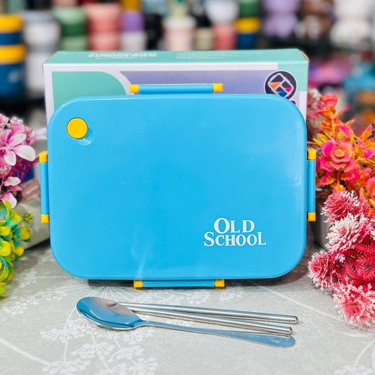 100% Leak-Proof 3-Grid Stainless Steel Lunch Box