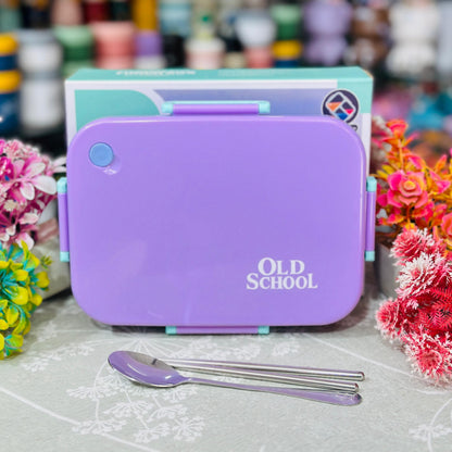 100% Leak-Proof 3-Grid Stainless Steel Lunch Box