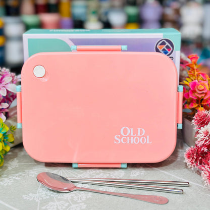 100% Leak-Proof 3-Grid Stainless Steel Lunch Box