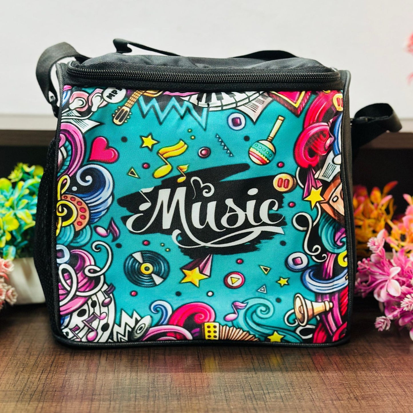 Insulated Lunch Bag | Spacious Washable Lunch Carrier with Sling Belt